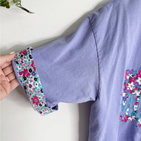 Vintage Minnie Mouse Walt Disney Cropped Short Sleeve Tee Size Large/XL - Picture 2 of 7